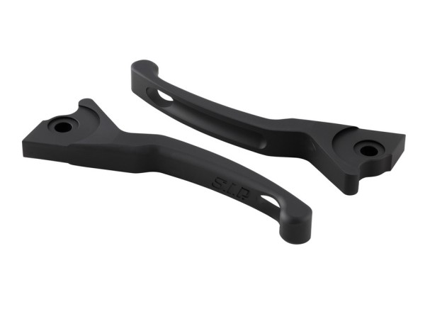 Sporthebel Set Bremse Shorty für Vespa, rechts und links, schwarz matt