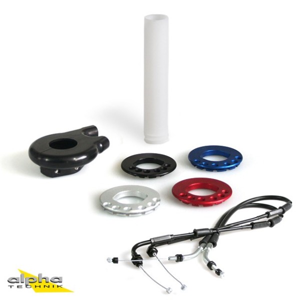 alpha Technik Kurzhubgasgriff für Suzuki GSXR600/750/1000