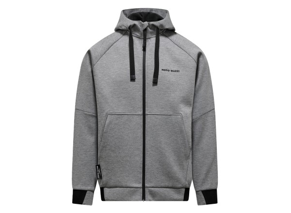 Unisex Hoodie Kapuzenpullover „Moto Guzzi Essential“ grau