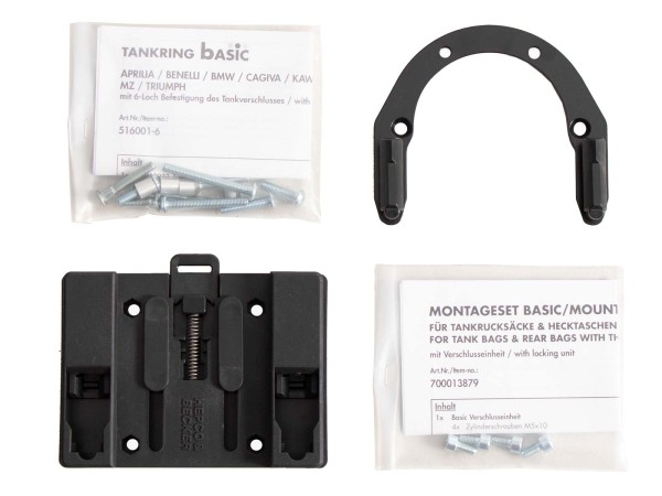 Tankring Basic inkl. Tankrucksackverschlusseinheit für Aprilia Pegaso 650 Strada/Trail (05-09)