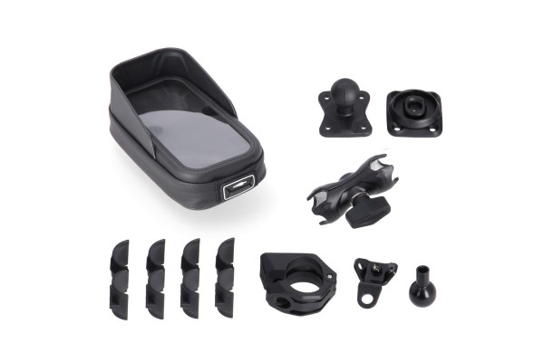 SW-Motech Navi-Halterung Kit T-Lock mit Phone Case für Suzuki GSX-S 1000 S Katana