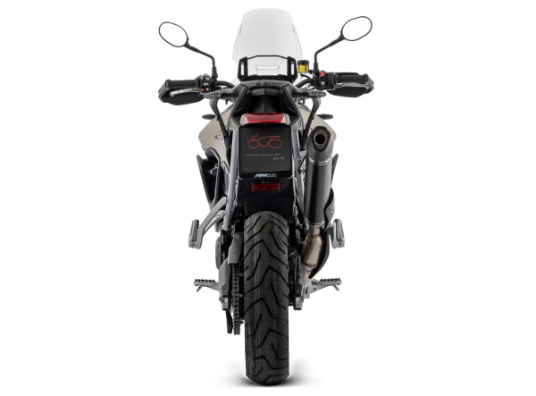 ARROW VELOCE DARK Slip-On mit Hitzeschild für Triumph Tiger 900 Modelljahr 2020-