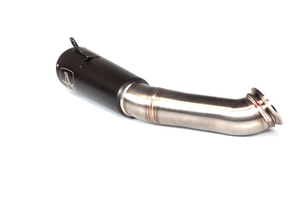 ARROW Auspuff DARK PRO-RACE für KTM 125RC / 390RC / 125 DUKE / 390 DUKE 2017-2020, Edelstahl schwar