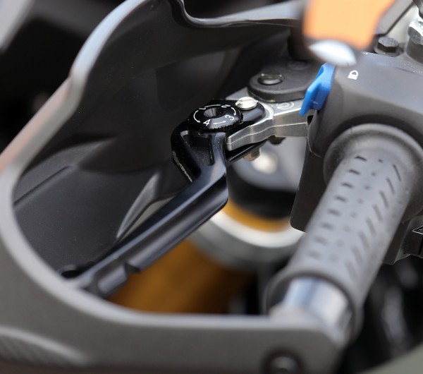 Aprilia Caponord Kupplungshebel Racing gefräst - schwarz