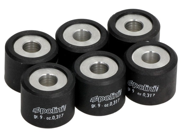Polini Variatorrollensatz, 20x17 mm, 9,0 g, Stück: 6