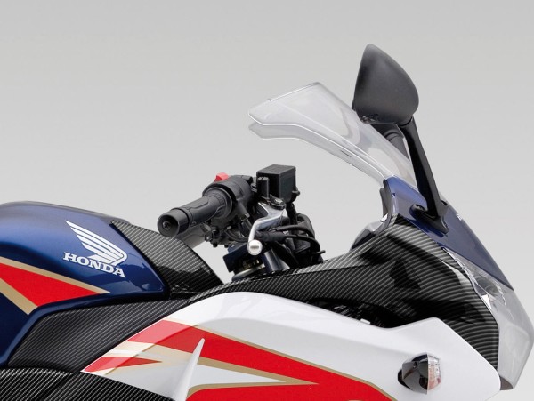 Original Honda CBR125R Tankabdeckung, Carbon-Look
