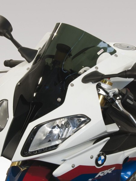 Windschutzscheibe Double Bubble - Höhe 410 mm für BMW S 1000 RR (09-16), klar