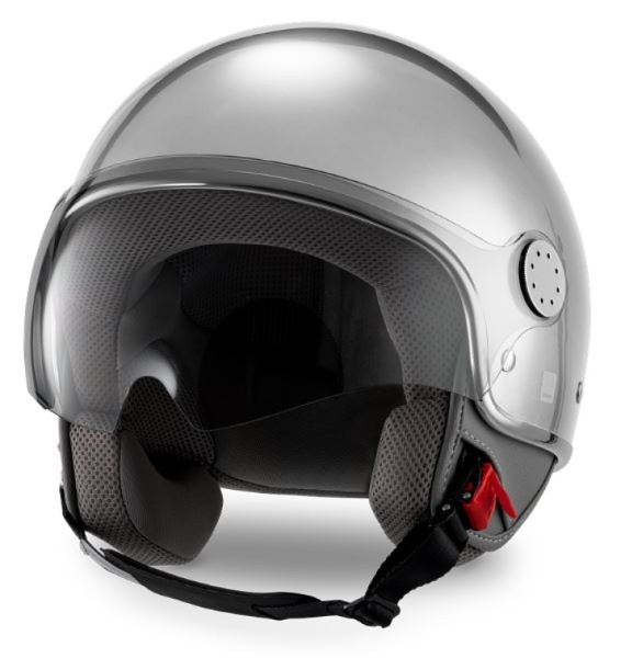 Vespa Jethelm Visor 4.0 DEC Blade silber matt