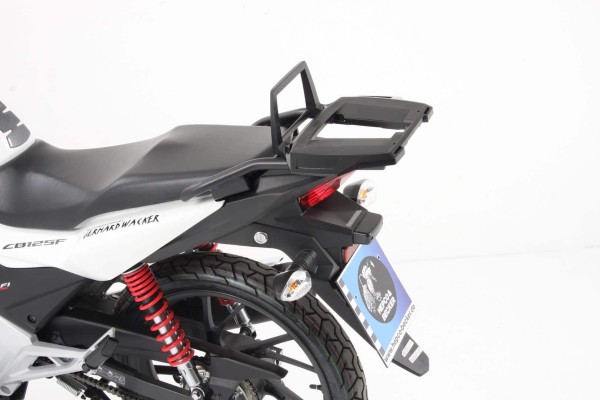 Alurack Topcaseträger schwarz für Honda CB 125 F (15-20) Hepco & Becker