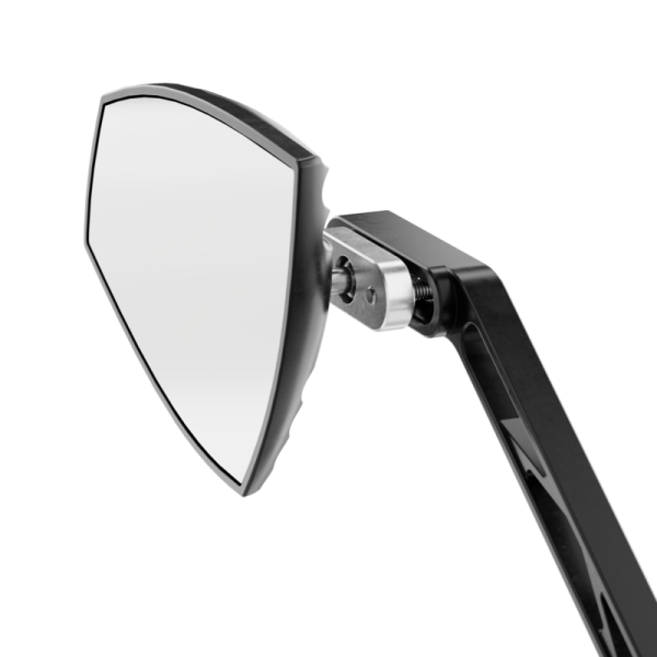 HIGHSIDER pro Spiegel Wave Schwarz/Silber (Paar)