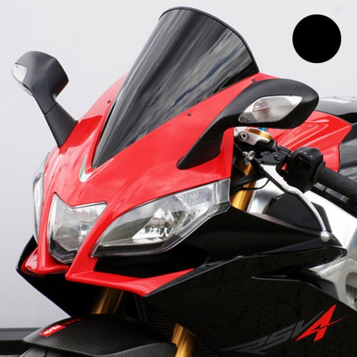 MRA Racingscheibe "R" schwarz APRILIA RSV 4 -125 RK