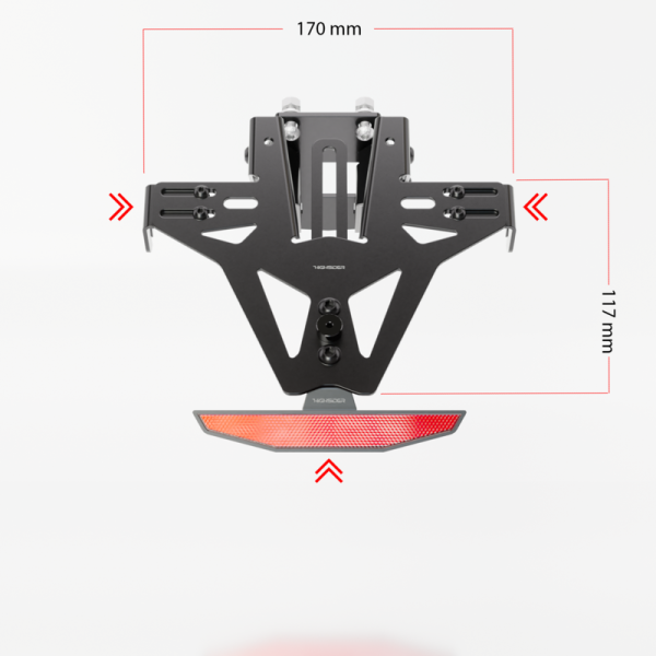 HIGHSIDER pro Kennzeichenhalter Akron-RS Suzuki Ohne Beleuchtung