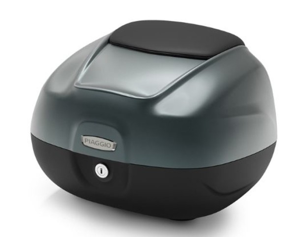 Top Case 37L mit Rückenlehne für Piaggio MP3 HPE 400 Sport (2022) - grigio titanio 742/B