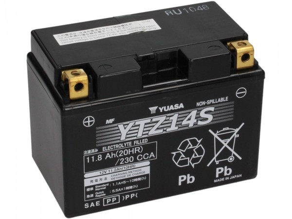 Yuasa Batterie 12 V, 11 A, Gel / SLA