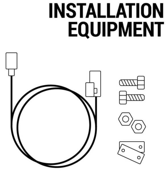 Montagekit - LED-Scheinwerfer für Moto Guzzi V85 TT (V85, Strada, Travel) 2024-