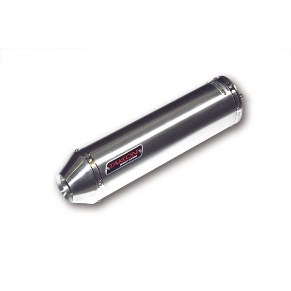 Takkoni Endtopf Honda CB 1100 SF X-11 /CBR 1100 XX, Edelstahl silber, Paar, E-geprüft