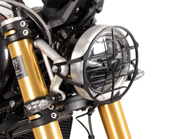 Lampenschutzgitter schwarz für Triumph Scrambler 1200 XE (24- ) Hepco & Becker