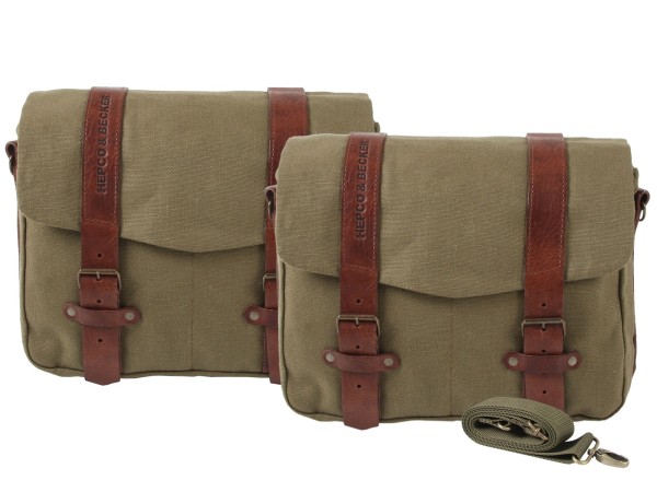 LEGACY Kuriertaschenset L/L grün für C-Bow Träger Hepco & Becker