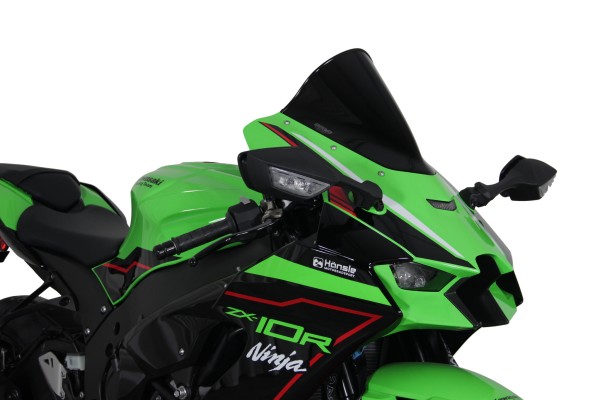 MRA Racingscheibe "R" schwarz Kawasaki ZX-10 R Ninja /RR 2021-