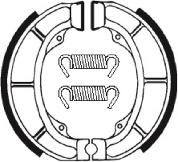 Tecnium Scooter/Street/ATV Organische Bremsbacken - BA181