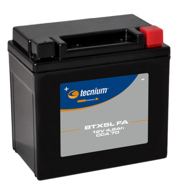 Tecnium Wartungsfreie Batterie Werkseitig aktiviert - BTX5L