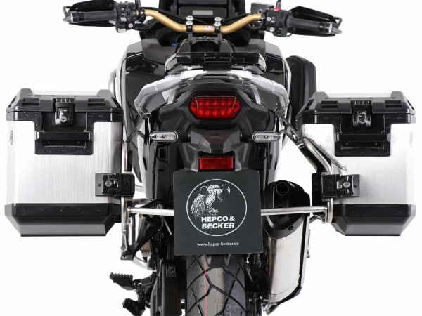 Xplorer Cutout Kofferset silber + Cutout-Träger silber für CRF 1100 Africa Twin /Adventure (20-23)