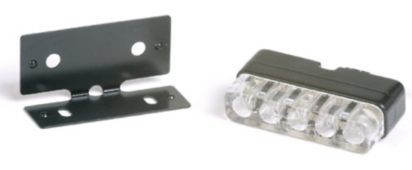 HIGHSIDER smart Mini LED Kennzeichenbeleuchtung Schwarz (1Stck)