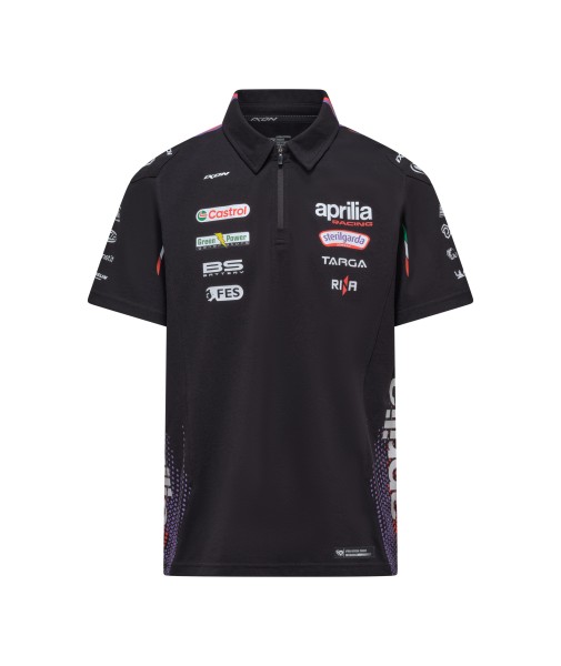 Aprilia Poloshirt Racing Team 2026 Herren schwarz