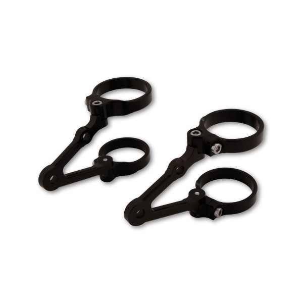 LSL Lampenhalter, drehbar, kurz, Ø 43 mm mit 67mm Streben mit Blinkeraufnahme