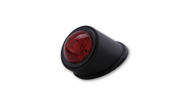 HIGHSIDER smart Old School Typ 1 LED Rücklicht Schwarz E-Geprüft (1Stck)