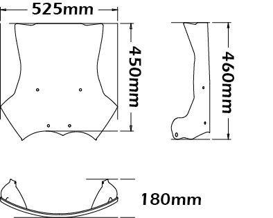 Windschutzscheibe Originaltyp für BMW R 1200 GS