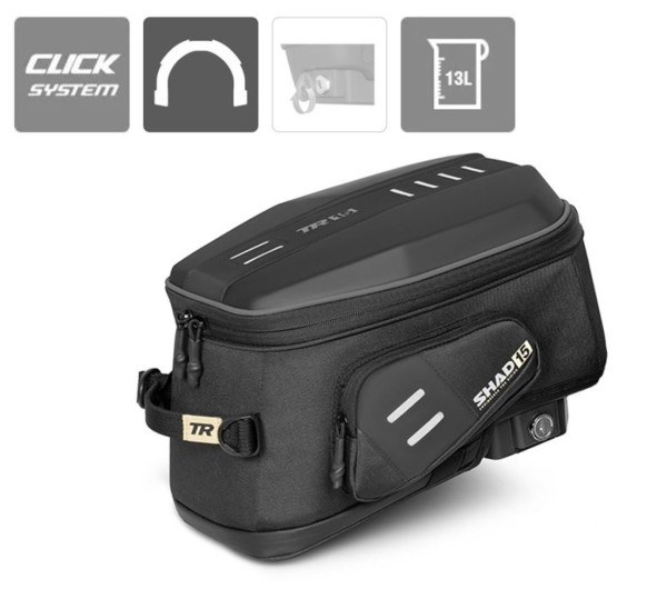 Shad Tankrucksack 13L, Click System, abschliessbar