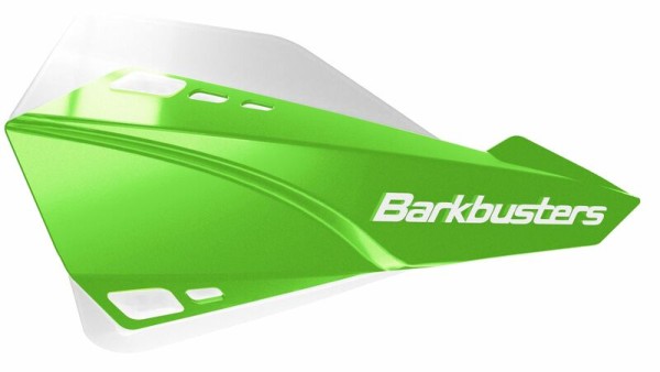 Barkbusters Sabre Handschützer-Set Universalhalterung Grün/Weiß