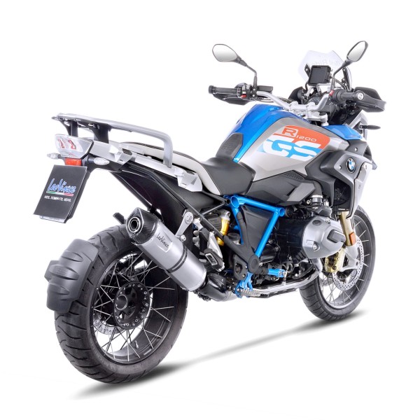 LeoVince Auspuffanlage LV One Evo für BMW R 1200 GS /Adventure, silber, slip on, Euro4, E-Gutachten