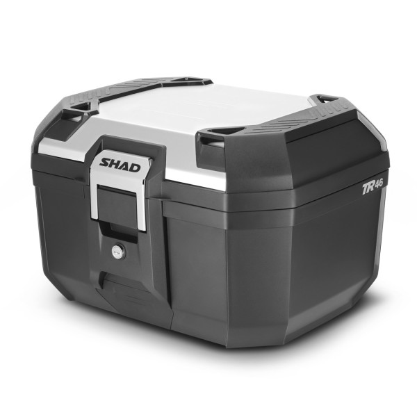 Shad Top Case TR46, schwarz mit Alu Abdeckung, 46l