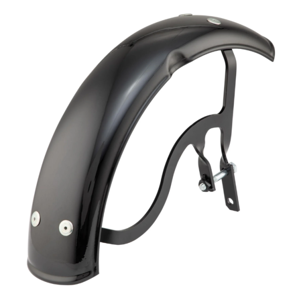 Kotflügel Garelli für Vespa PX 80-200ccm, Metall, schwarz glänzend