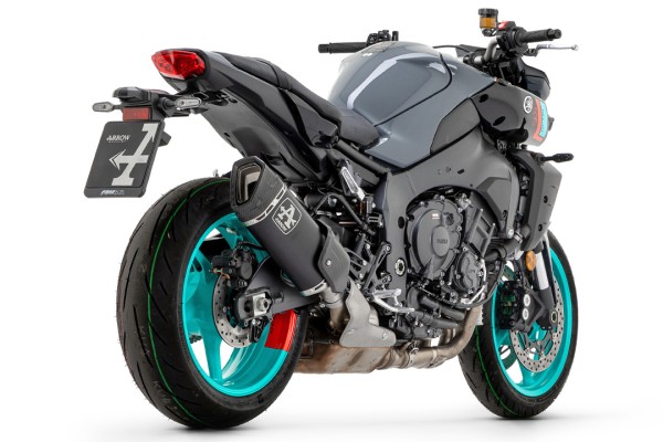 ARROW PISTA DARK Slip-On Titan für Yamaha MT-10 Modelljahr 2022-