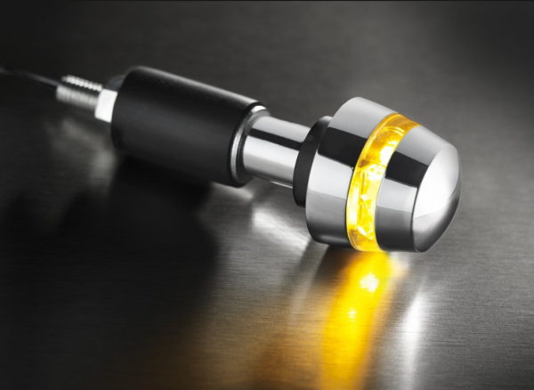 Kellermann Blinker, BL 2000, Stahl, LED, VR/VL, 12 V, chrom glänzend, E-geprüft