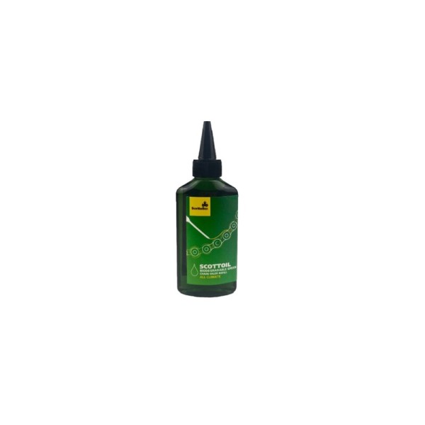 Scottoiler Biologisch abbaubares grünes Schmiermittel für Kettenschmiersysteme - 125ml Flasche