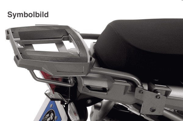 Alurack Topcase-Träger schwarz für Kombination ohne Original-Gepäckbrücke für BMW R 1200 GS (08-12)
