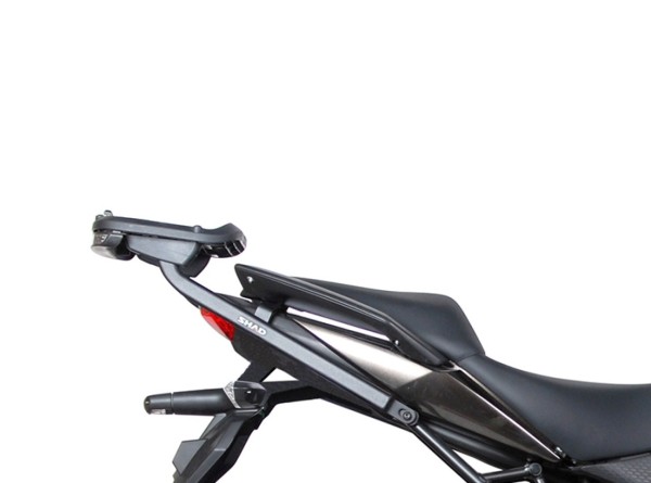 Shad Top Case Träger schwarz lackiert für Kawasaki KLE 650 Versys (10-14)