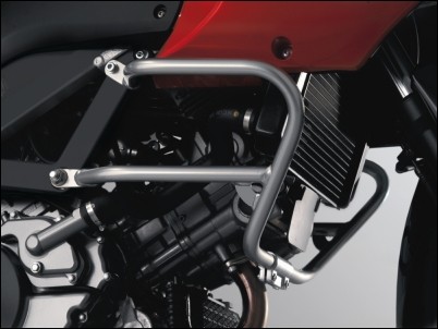 Motorschutzbügel, Silber für Suzuki V-Strom 650 BJ. 2009-2011/ V-Strom 650 BJ. 2004-2008