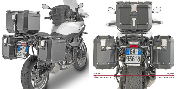 Seitenkofferträger abnehmbar für Trekker Outback für BMW F 900 XR (Bj.20-) Givi