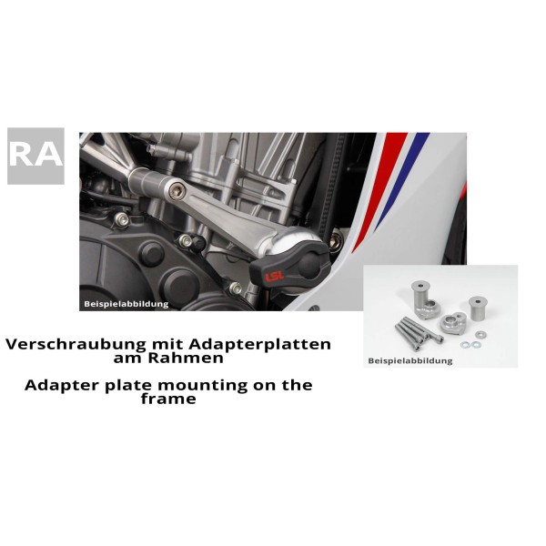 LSL Crash Pad Befestigungskit, für Aprilia RSV 4 R / Tuono V4, 2010-