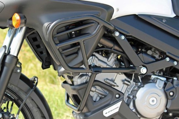 Motorbügel, Mattschwarz für Suzuki V-Strom 650 BJ. 2012-2016