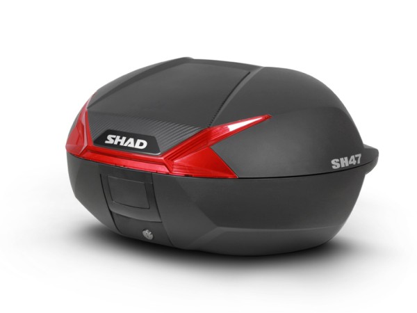 Shad Top Case SH47 mit rotem Reflektor, 47l