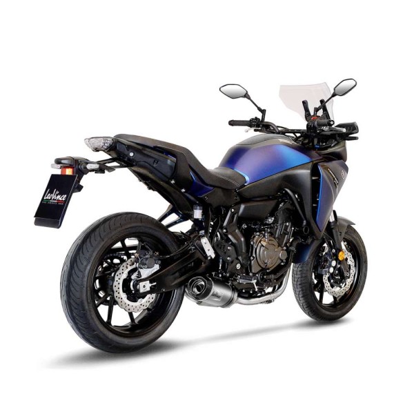 LeoVince Komplettanlage LV One Evo für Yamaha Tracer 7 /GT, Edelstahl silber, E-Gutachten
