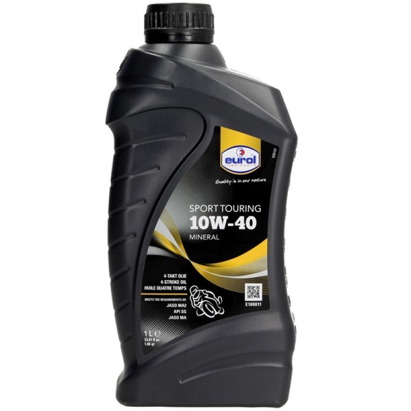 Eurol Motoröl 4-Takt, 1 l, SAE 10W-40, Sport Touring, mineralisch