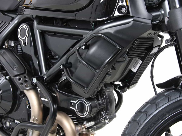 Kühlerschutz schwarz für Ducati Scrambler 800 (19-22) Hepco & Becker