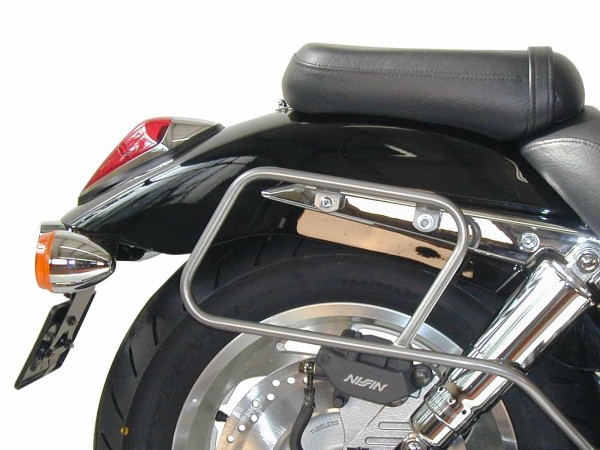 Rohr-Ledertaschenhalter chrom für Honda VTX 1800 (01-06) Hepco & Becker